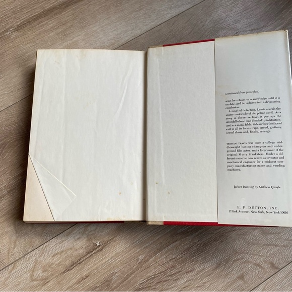 Vintage Lamia A Novel Tristan Travis , Jr. First Edition 1982 - Picture 5 of 5